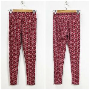 Lularoe One Size Womens Unicorn Red Pink Heart Valentine Leggings